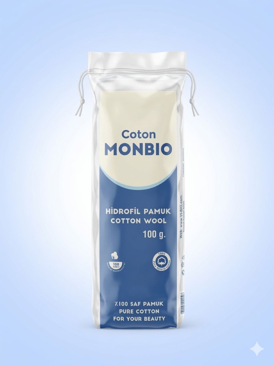 Coton Hydrophile Monbio — 100g